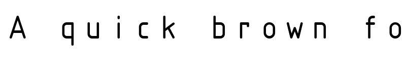 Preview of ISOCTEUR Regular font