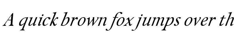 Preview of Isolde Italic font