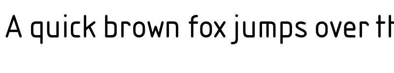 Preview of Isonorm D Regular font