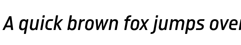 Preview of Isotonic TRIAL Medium Italic font