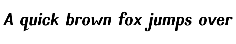 Preview of Isserley Bold Italic font