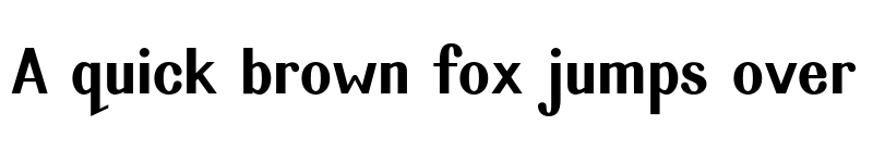 Preview of Isserley Bold font