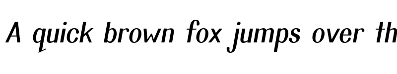 Preview of Isserley Italic font