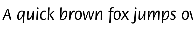 Preview of ITC Flora Std Medium font