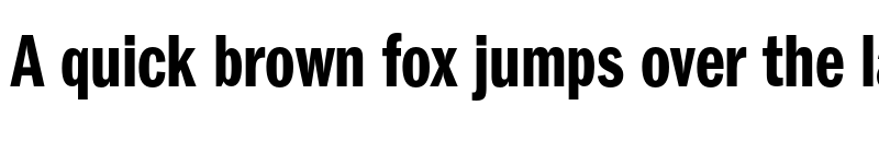 Preview of ITC Franklin Gothic LT Pro SemiBold ExtraCondensed font