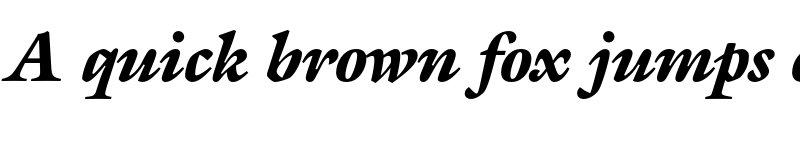 Preview of ITC Galliard Pro Black Italic font