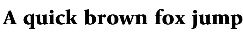 Preview of ITC Giovanni Std Black font