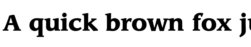 Preview of ITC Leawood Black Regular font