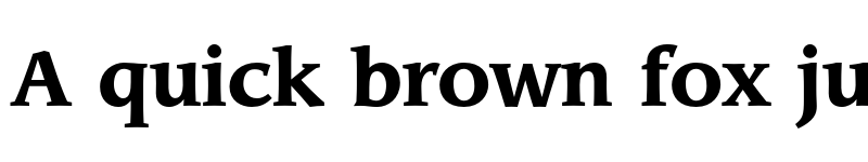 Preview of ITC Leawood Bold font