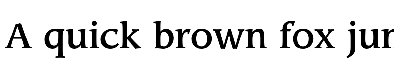 Preview of ITC Leawood Medium font