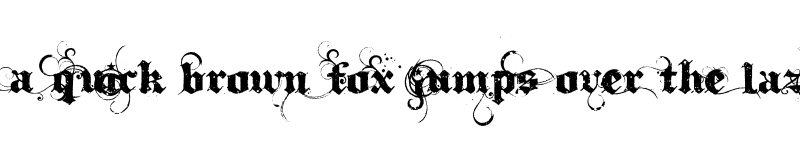 Preview of Ithorn?t Regular font