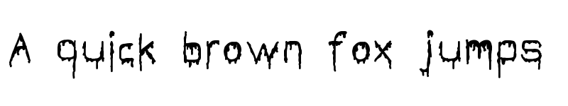 Preview of It's Dripping ~ Medium font