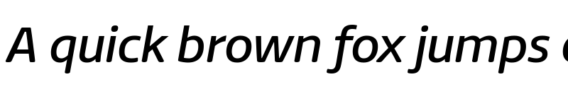 Preview of ITV Reem Web Italic font