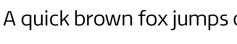 Preview of ITV Reem Web Light Regular font