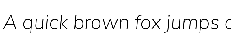 Preview of Iunito ExtraLight Italic font