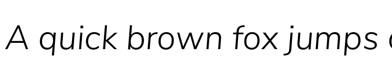 Preview of Iunito Light Italic font