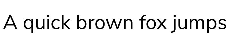 Preview of Iunito Regular font