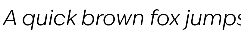 Preview of IvyEpic Light Italic font