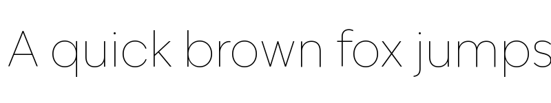 Preview of IvyEpic Variable Thin font