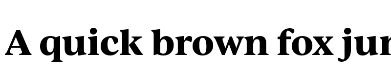 Preview of IvyJournal Bold font