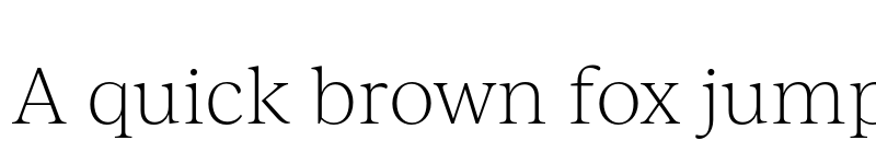 Preview of IvyJournal Thin font