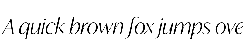 Preview of IvyMode Light Italic font