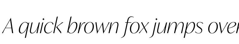 Preview of IvyMode Thin Italic font