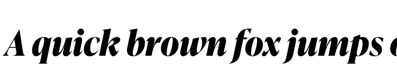 Preview of IvyPresto Display Bold Italic font