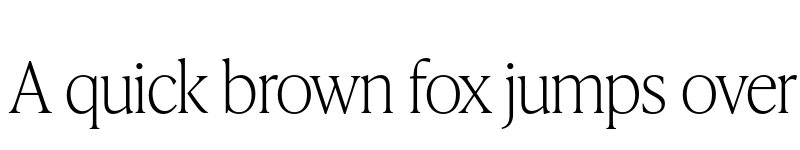 Preview of IvyPresto Headline Thin font