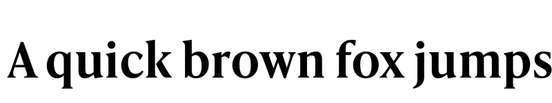 Preview of IvyPresto Text SemiBold font