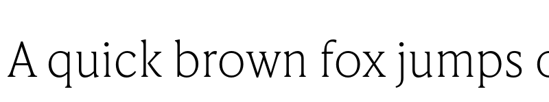 Preview of IvyPresto Text Thin font