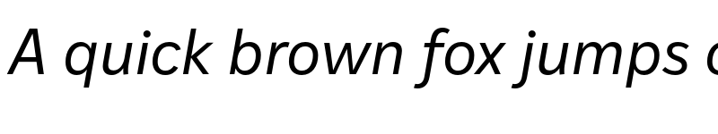 Preview of IvyStyle Sans Italic font