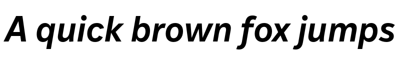 Preview of IvyStyle Sans SemiBold Italic font