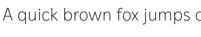 Preview of IvyStyle Sans Thin font