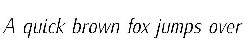 Preview of Iwona Cond Light Italic font