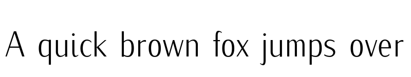 Preview of Iwona Cond Light Regular font