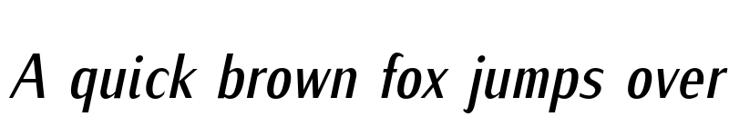 Preview of Iwona Cond Medium Italic font