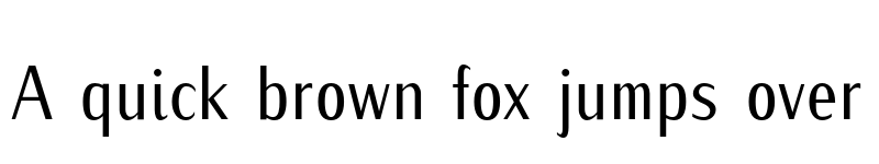 Preview of Iwona Cond Regular font