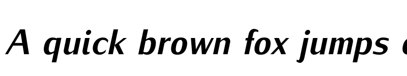 Preview of Iwona Heavy Italic font