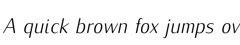 Preview of Iwona Light Italic font