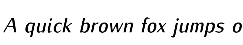 Preview of Iwona Medium Italic font