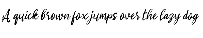 Preview of j Janji Script font
