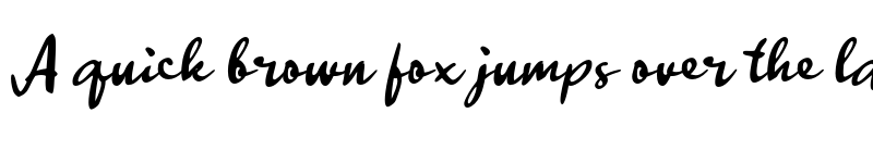 Preview of j Jarene Script Regular font