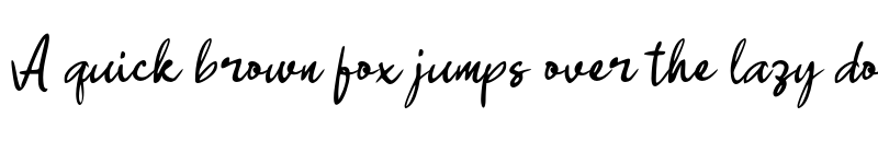 Preview of j Jemblem Script Regular font