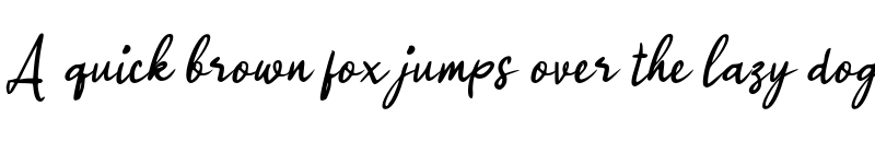 Preview of j Jubir Script Regular font