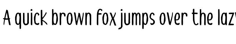 Preview of j Jukir Regular font