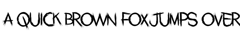 Preview of Jacknife Regular font