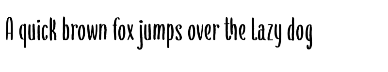Preview of JacktheChef Regular font