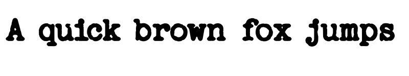 Preview of Jackwrite Bold font