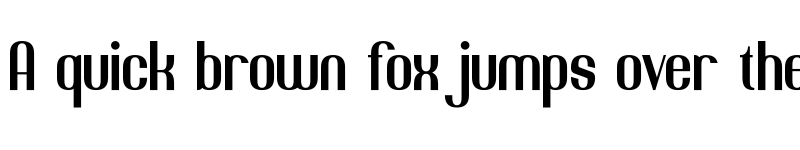 Preview of Jacob and son Regular font